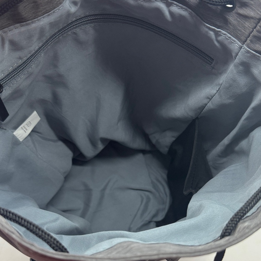 Calia Gray Backpack with drawstring Front Pockets - image 7
